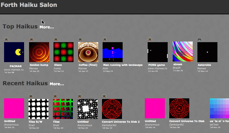 FORTH Salon Demo GIF